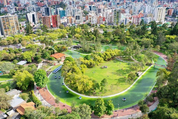 Luftaufnahme des Parque Carolina