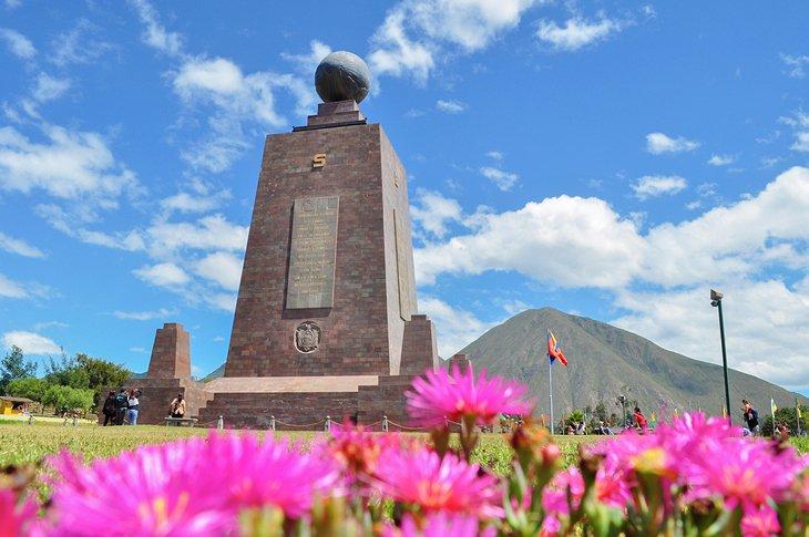 Äquatordenkmal in Quito, Ecuador