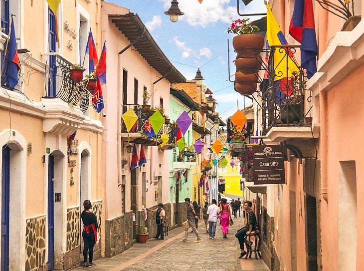 La Ronda, eine der ältesten kolonialen Straßen in Quito
