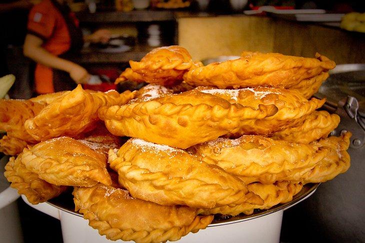 Empanadas, typische ecuadorianische Straßenkost