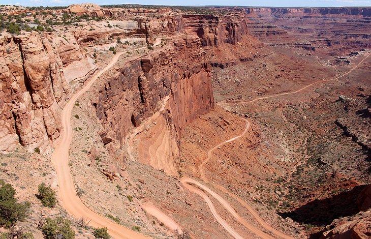 Curvas en el Shafer Road Trail