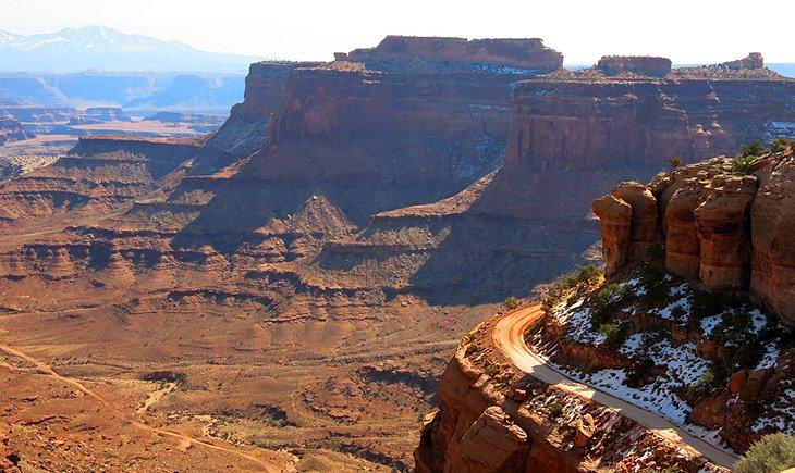 Canyonlands, División Island in the Sky y el Shafer Road Trail
