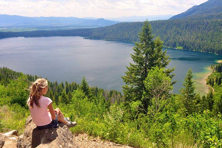 Point de vue sur Phelps Lake
