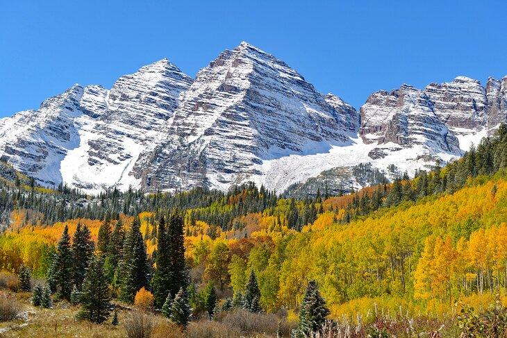 Maroon Bells en otoño