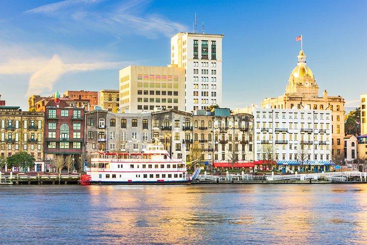 Río Savannah y horizonte