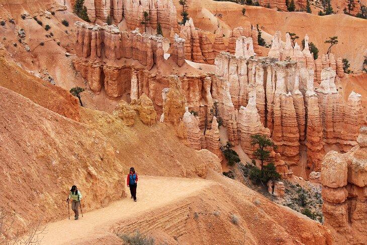 Un sendero de caminatas en el Parque Nacional Bryce Canyon