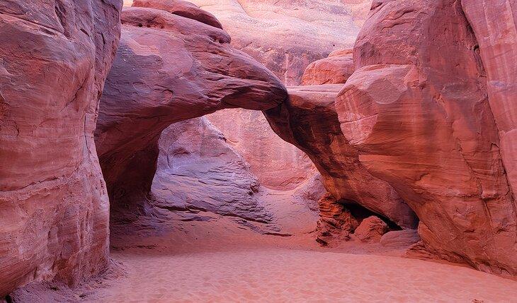 Arco de Duna de Arena en Arches National Park