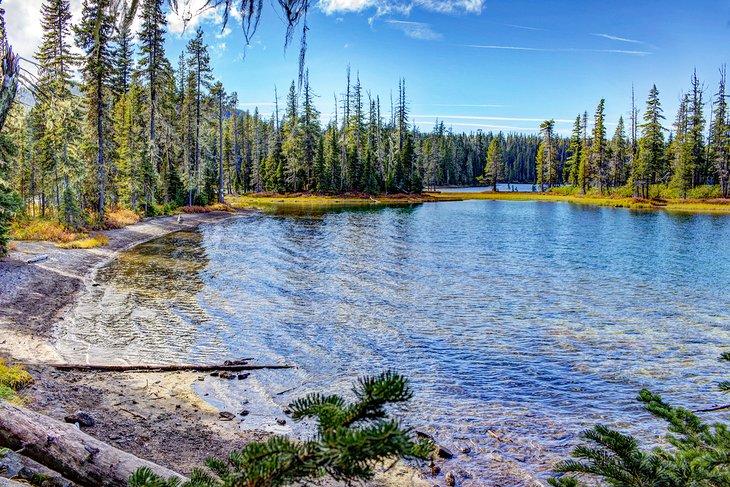 Lago Waldo en el Bosque Nacional de Willamette