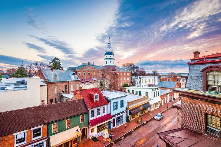 Atardecer sobre Annapolis