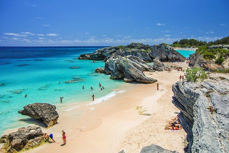 Hermosa playa en Bermuda