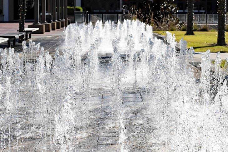 Fuente Splash en el centro de Baton Rouge