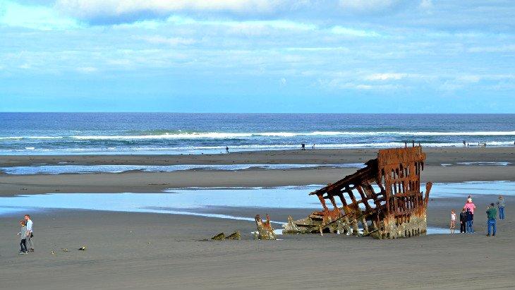 Hundimiento del Peter Iredale en Fort Stevens