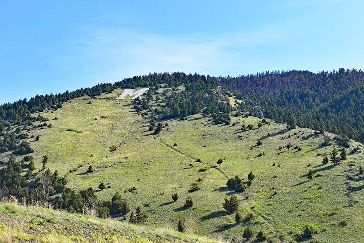 La "M" en el Cañón Bridger