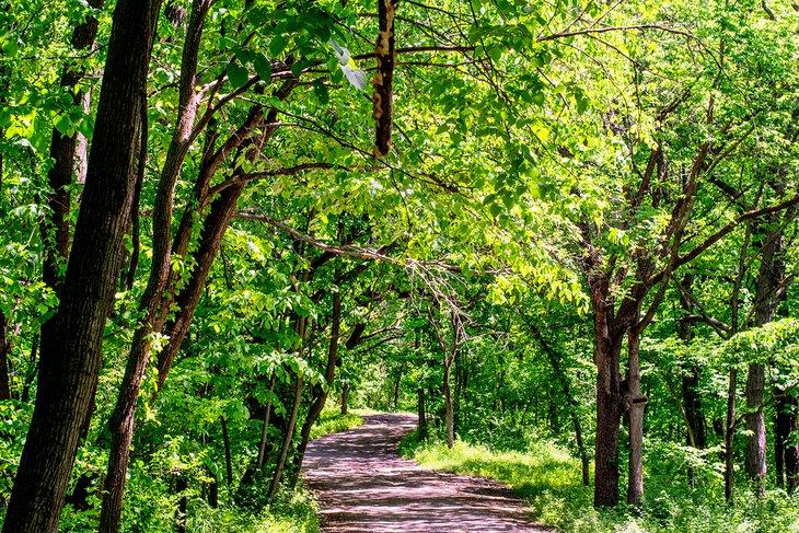 Wanderweg im Wyandotte County Park