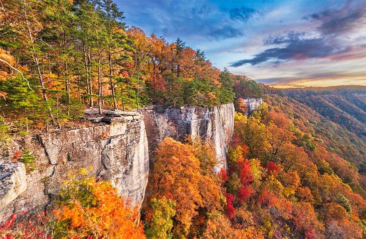 Colores de otoño en el New River Gorge