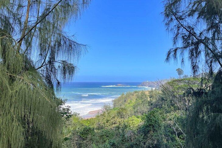 Vue depuis le sentier Secret Beach