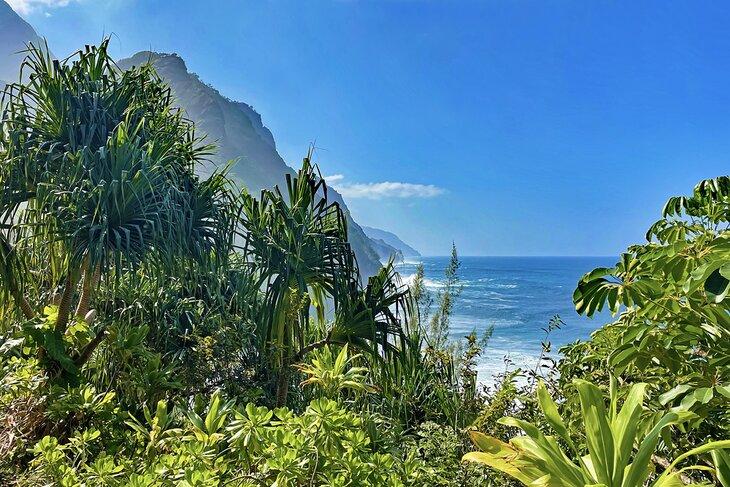 Vue le long du sentier Kalalau