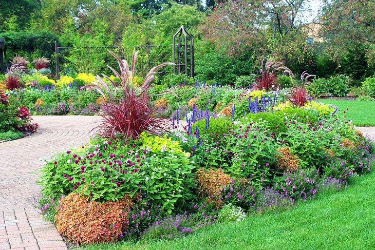 Der Stauden Garten in den Olbrich Botanical Gardens in Madison, Wisconsin
