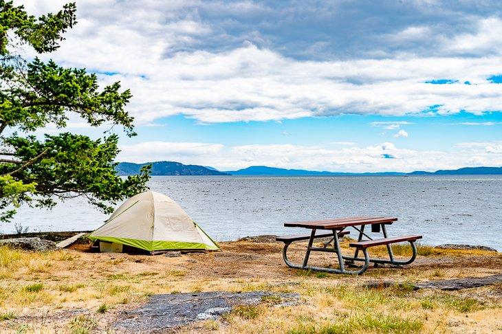 Campingplatz am Rand