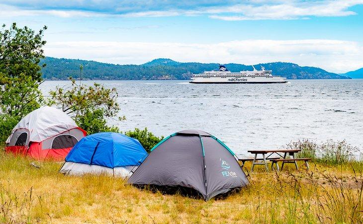 Campingplatz im Ruckle Provincial Park