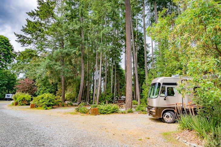 Wohnmobil-Stellplatz im Mowhinna Campingplatz