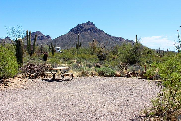 Camping Gilbert Ray, Parque de las Montañas de Tucson