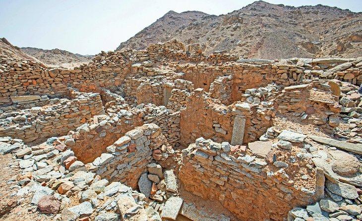 Ruinas de minas romanas en Mons Claudianus