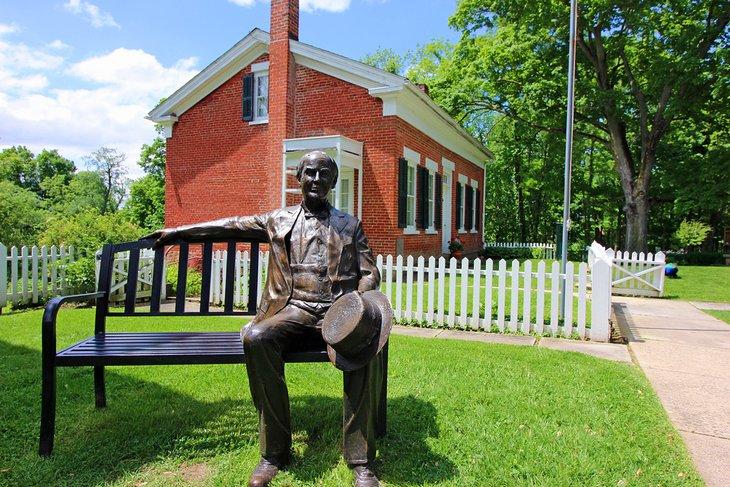 Lugar de nacimiento de Edison en Milan, Ohio