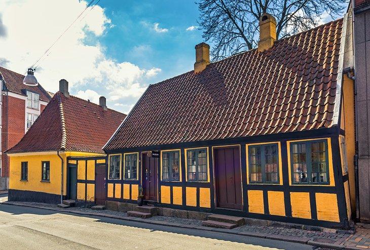 La casa de la infancia de Hans Christian Andersen en Odense