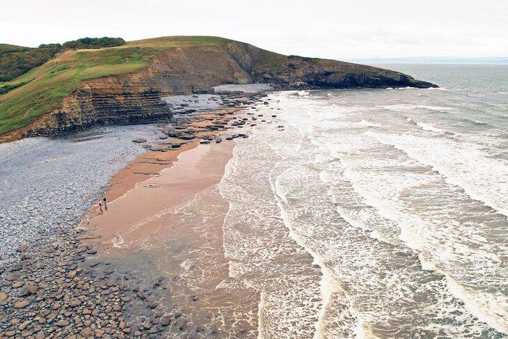 Plage de Dunraven Bay