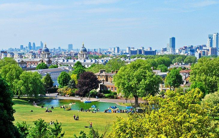 Blick über den Greenwich Park