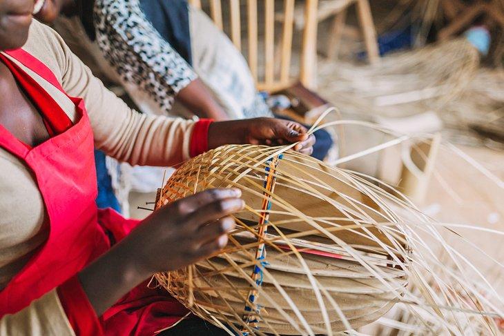 Tejería en Ruanda