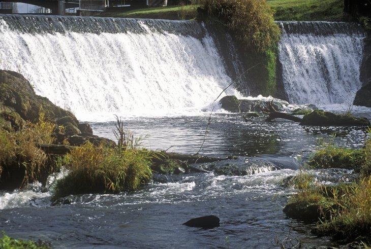 Cascada en el Parque de las Cascadas de Tumwater