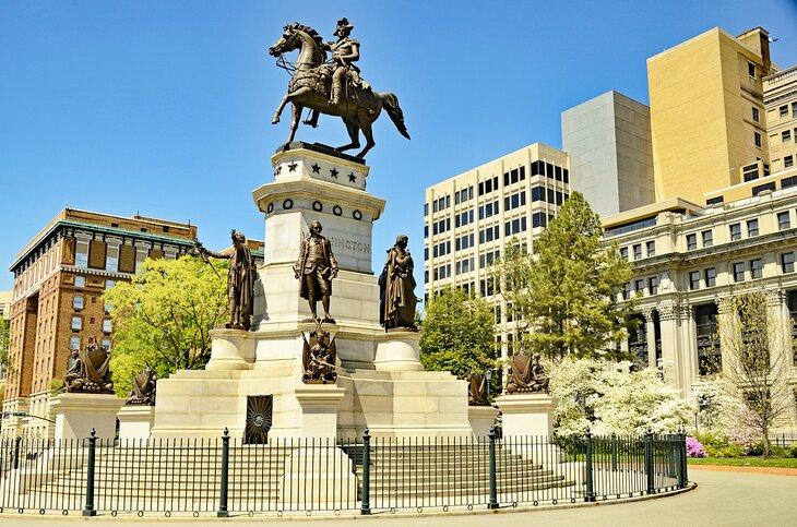 Monumento a Washington en Richmond, Virginia