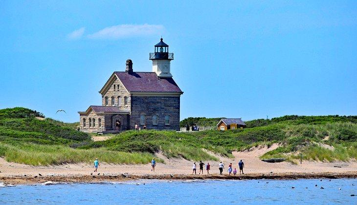 Playa en Block Island North Light