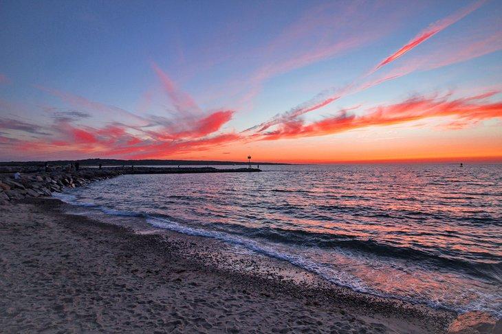 Menemsha Beach al atardecer