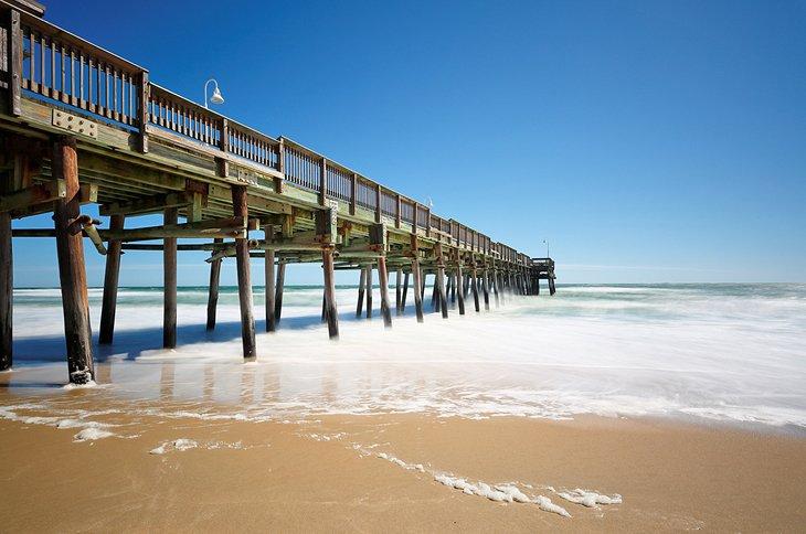Muelle de pesca Little Island en Sandbridge, Virginia Beach