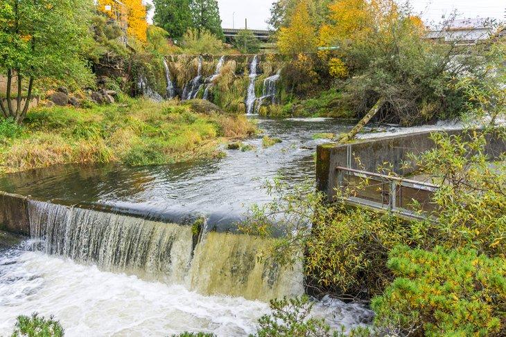 Las cascadas superiores del Parque de Cascadas Tumwater