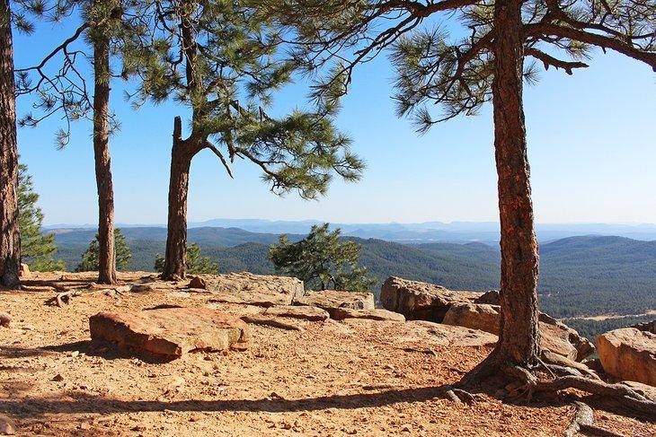 Vista desde Rim Road cerca de Payson