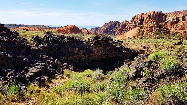 Sendero de Flujo de Lava, Snow Canyon