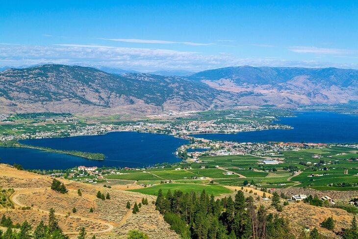 Vista de Osoyoos, Columbia Británica