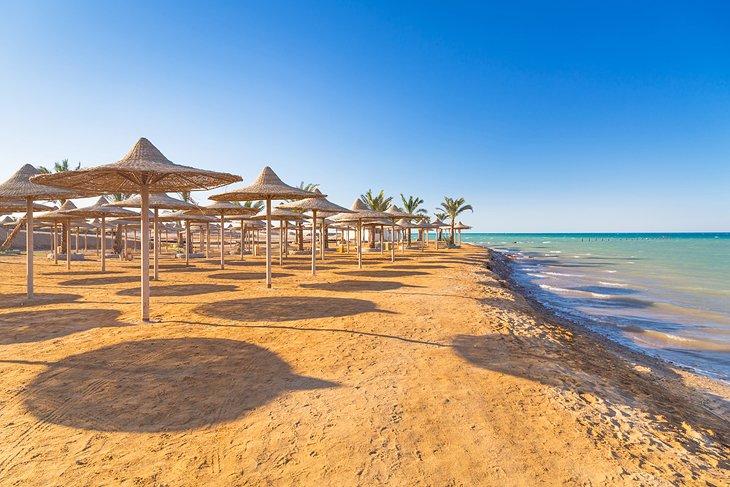 Playa en Hurghada