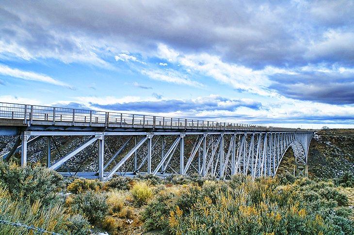 Die Rio Grande Gorge und die Gorge Bridge