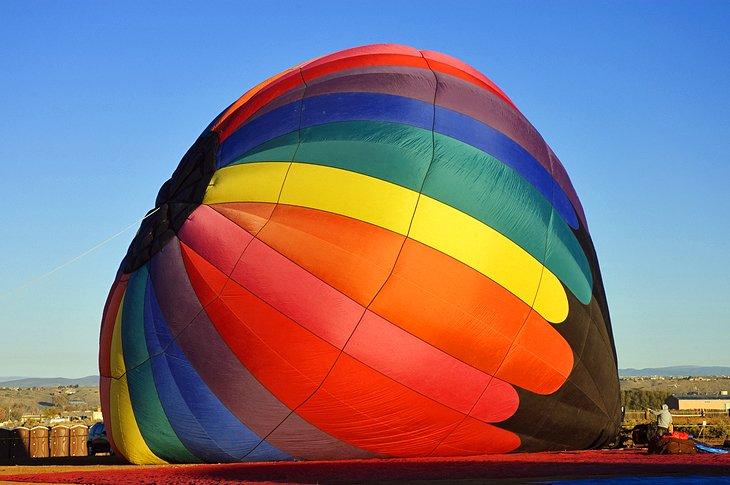 Heißluftballon in Taos