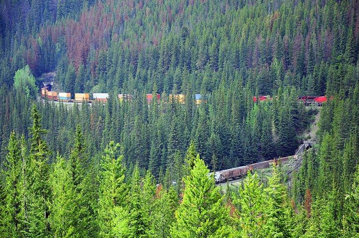 Paso de Kicking Horse y los Túneles Espirales