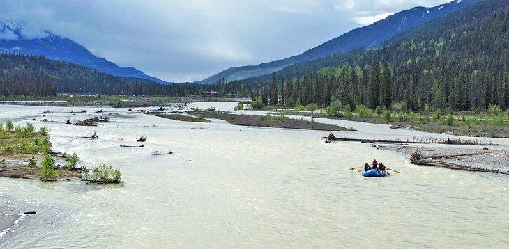 Rafting en el Río Kicking Horse