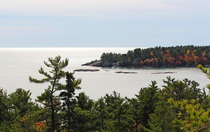 Vue depuis le sentier du phare