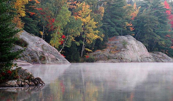 Matin sur le lac George
