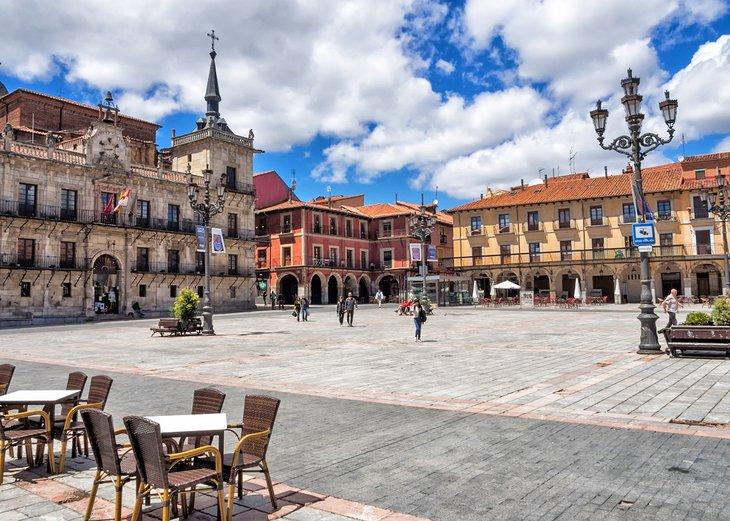 Plaza Mayor en León