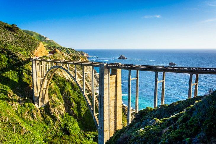 Puente del Cañón Bixby en la Autopista Costera del Pacífico, Big Sur